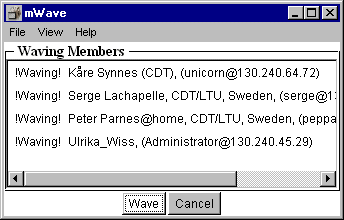 Figure 6: mWave, multicast Wave